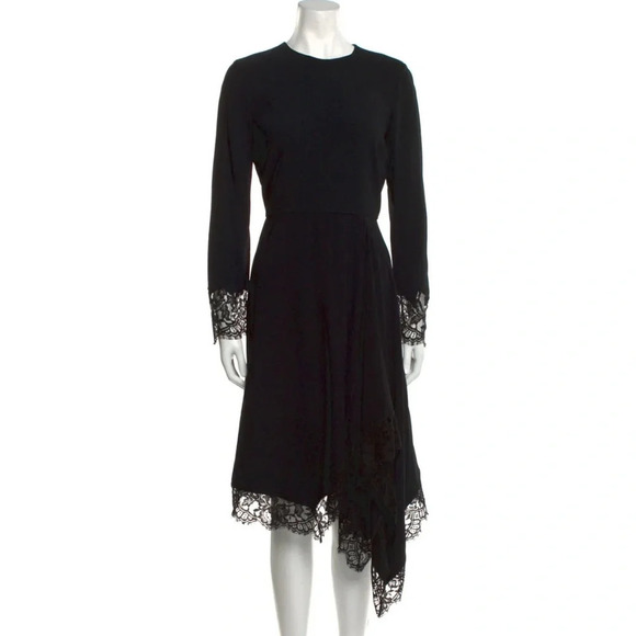 Givenchy 1995 Midi Lace Dress - Picture 1 of 10